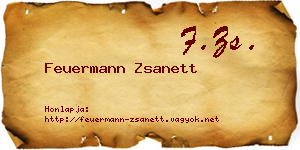 Feuermann Zsanett névjegykártya